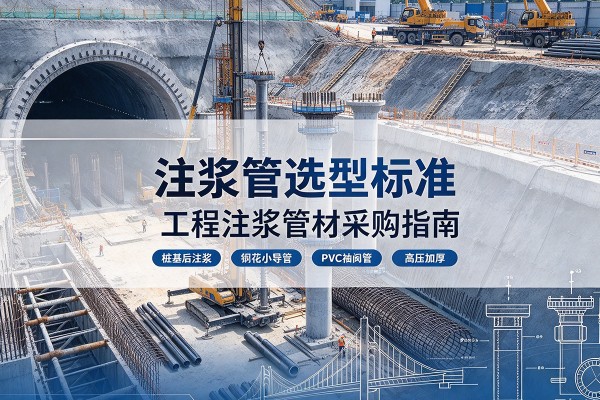 衡山注浆管选型标准