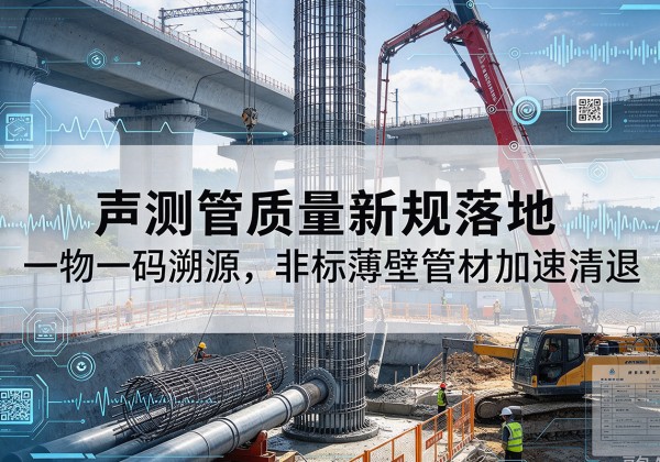 衡山声测管质量新规落地，一物一码溯源，非标薄壁管材加速清退